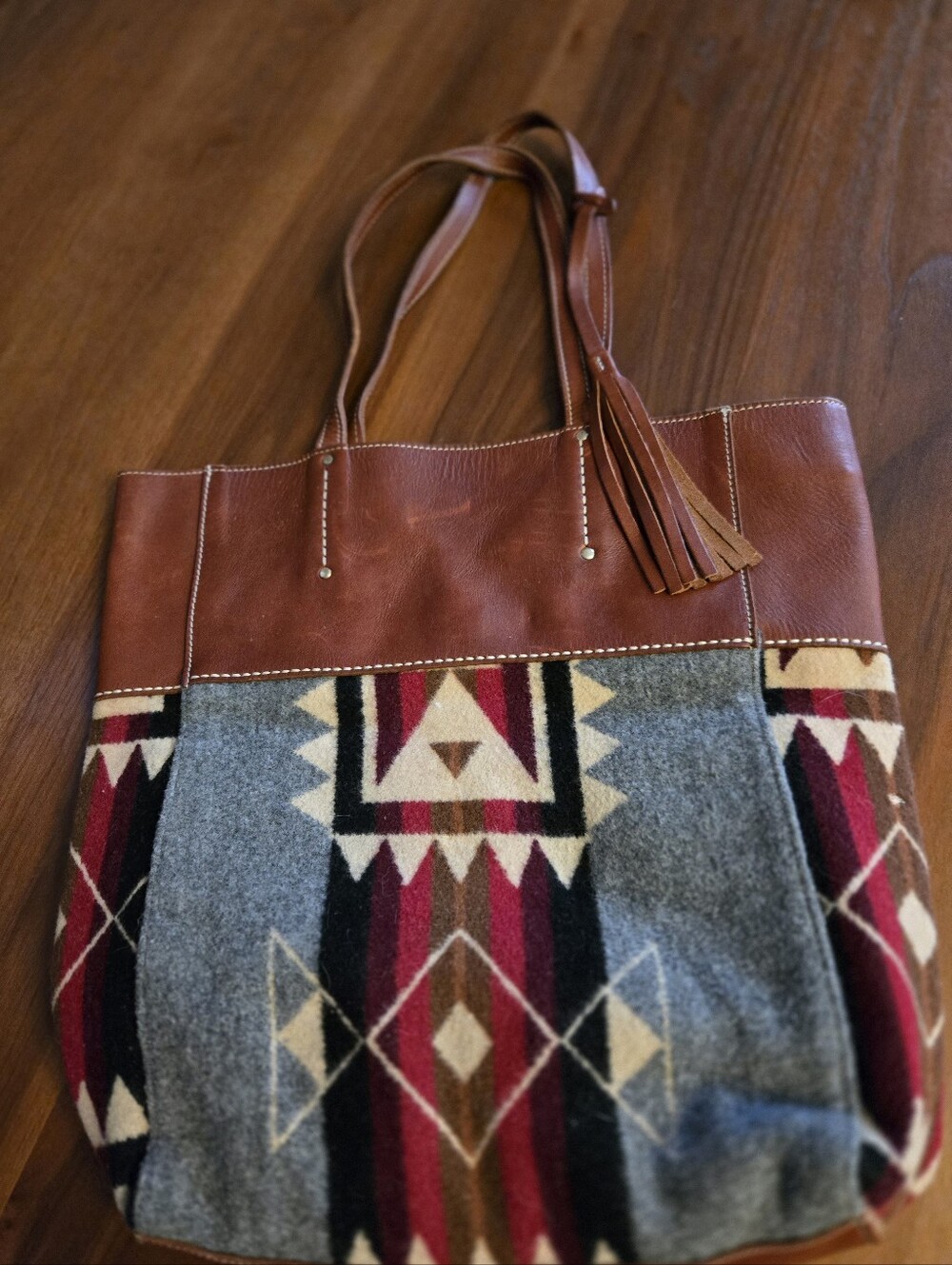 *RARE* Only One On FB - Pendleton X Roots 2015 Collection Horween Tote Bag... - Picture 5 of 12